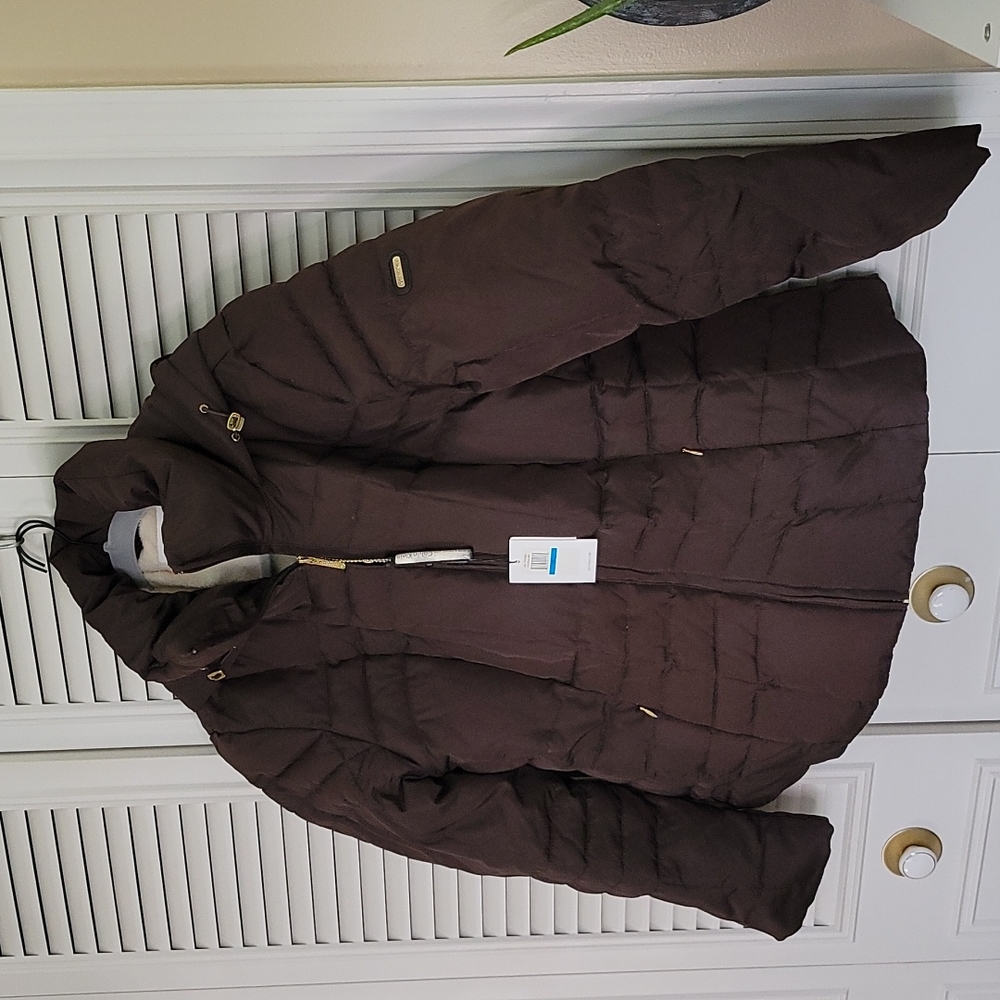 Calvin Klein down puffer coat, NWT